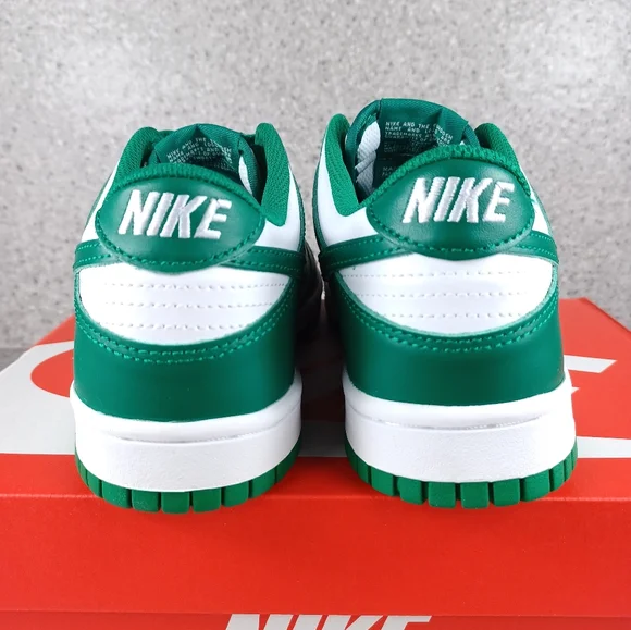 Nike Dunk Low White Malachite Sneakers - Picture 5 of 10